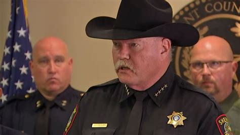 Tarrant County Sheriff Hosts Press Conference Highlighting Successful ...