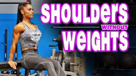 BEST Body Weight Shoulder Exercises (Workout Without Weights) - YouTube