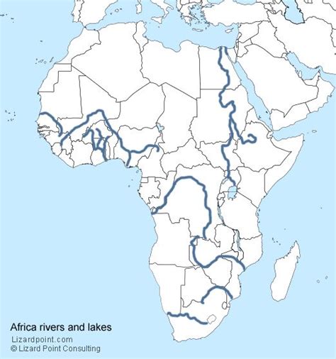 Test your geography knowledge: African rivers and lakes geography quiz