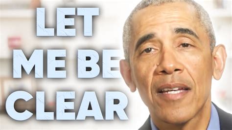 Obama - Let Me Be Clear (HD Remake) - YouTube