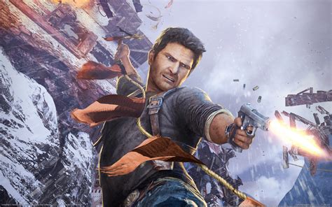 wallpaper uncharted 2, among thieves, nathan drake HD : Widescreen : High Definition : Fullscreen