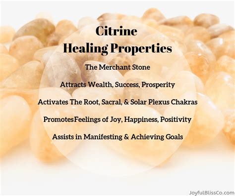 Citrine Healing Properties — JoyfulBliss