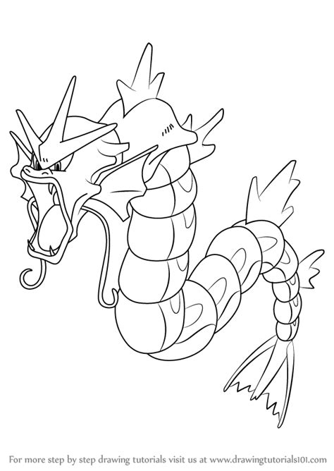 Gyarados Drawing at GetDrawings | Free download