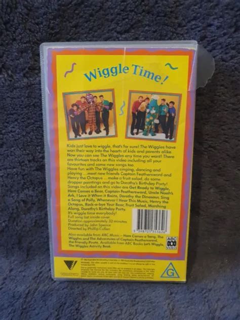 THE WIGGLES WIGGLE Time ABC PAL VHS 1993 - First Wiggles Video ...