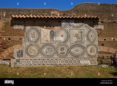 Ostia antica mosaic mosaics hi-res stock photography and images - Alamy