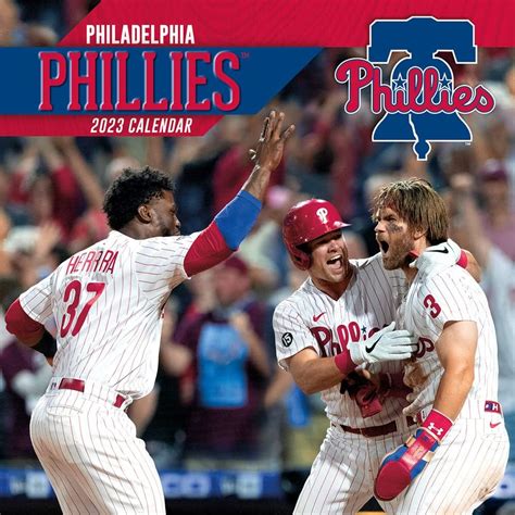 Phillies 2024 Wall Calendar 12 Monthly Report - Kim Sheeree