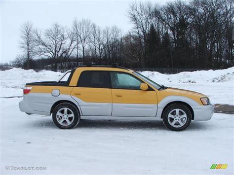 Baja Yellow 2003 Subaru Baja Standard Baja Model Exterior Photo ...