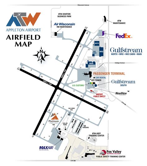 Airfield Layout - Appleton International Airport (ATW)