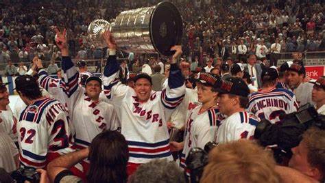 The Rangers celebrating the 1994 Stanley Cup Championship! | New york ...