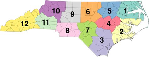 District Map Of North Carolina