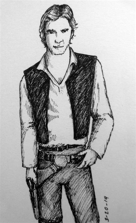 Han Solo Drawing at PaintingValley.com | Explore collection of Han Solo ...