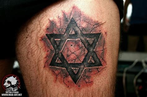 Star of David tattoo | Estrela de davi, Tatuagem estrela de davi ...