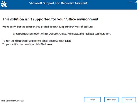 Scan Outlook by using Microsoft Support and Recovery Assistant ...