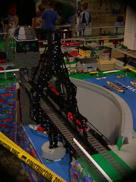 First Display of my LEGO Cable Stay Bridge 2 | Cable stayed bridge, Lego display, Lego trains