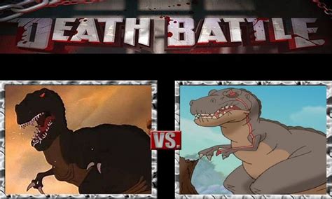 Sharptooth vs Red Claw by ChipmunkRaccoonOz on DeviantArt | Childrens movies, Original monster ...