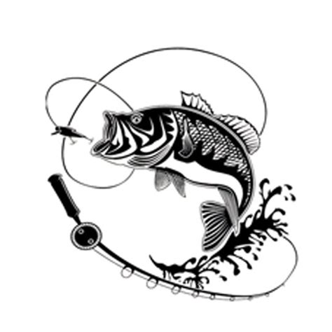 Bass Fish Silhouette at GetDrawings | Free download