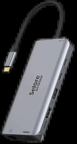 Selore S-Global C1 USB C Docking Station Dual HDMI Monitor Adapter User ...