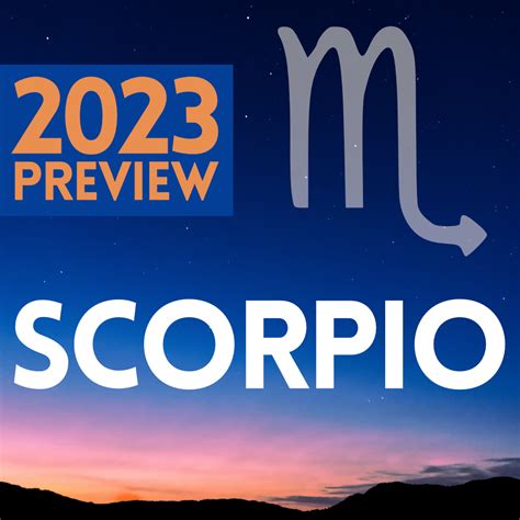 Scorpio 2023 horoscope — Northern Beaches Astrology