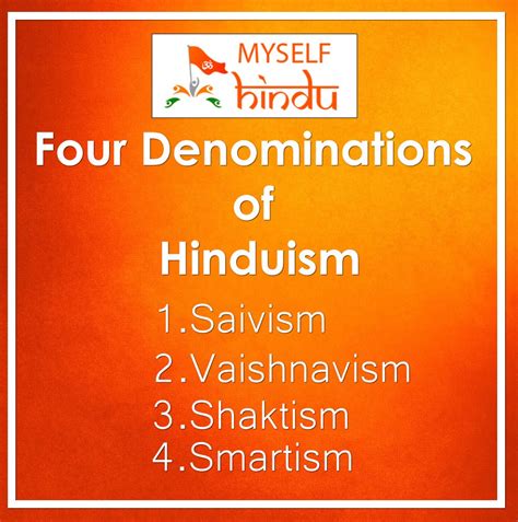 Four Denominations of Hinduism. There are four main denominations of… | by Shrey Sharma | Medium