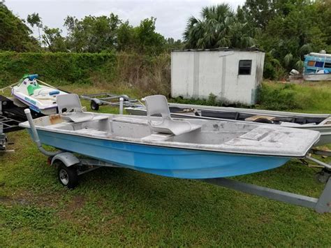 14 ft Collins Craft Fiberglass Jon / Skiff / Boat for Sale in Saint ...