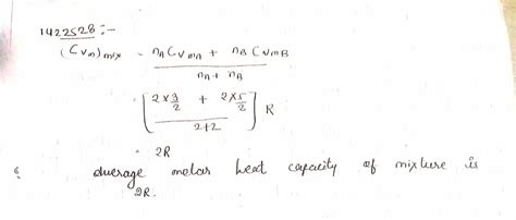 Molar Heat Capacity Formula - cloudshareinfo