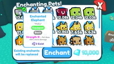 Pet Simulator X Enchantments List - Try Hard Guides