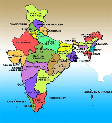 Map Of India Map - Maps of the World