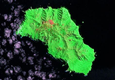 Gough Island Landsat.//Satellite map