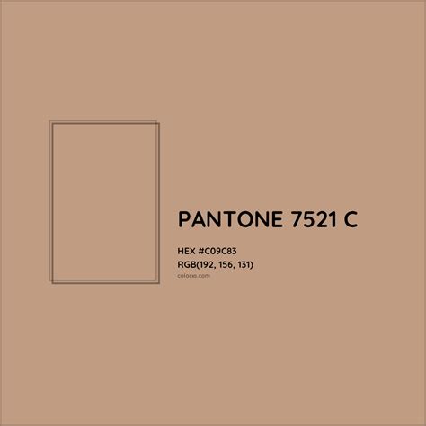 About PANTONE 7521 C Color - Color codes, similar colors and paints - colorxs.com