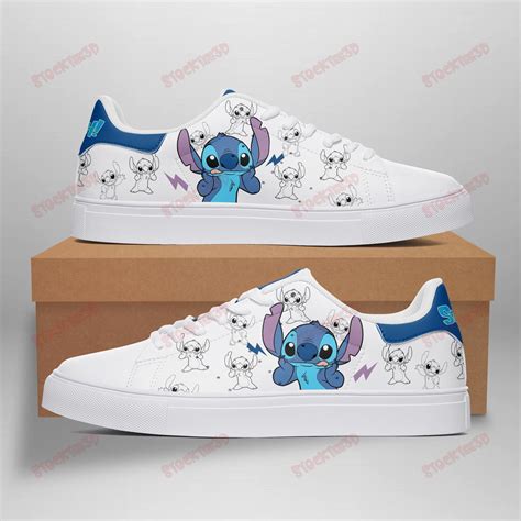 Stitch Ss Custitchom Sneakers 003 | Disney shoes, Cute nike shoes ...