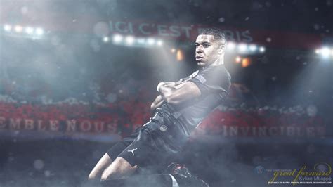 Download Paris Saint-Germain F.C Soccer Kylian Mbappé Sports HD Wallpaper by Namik Amirov