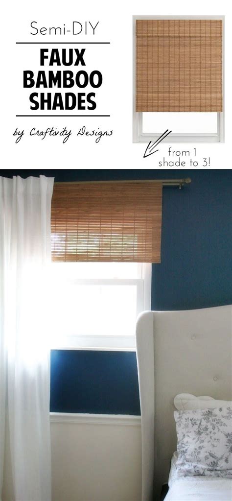 Faux Bamboo Blinds // A Semi DIY | Bamboo blinds, Blinds, Diy curtains