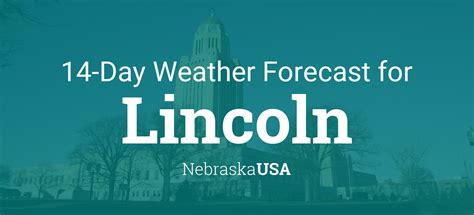 Lincoln, Nebraska, USA 14 day weather forecast