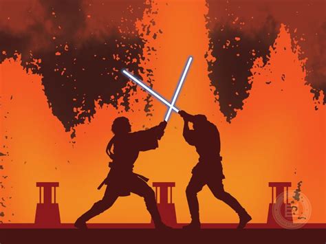 Star Wars | Revenge of the Sith | Star wars painting, Star wars background, Star wars artwork