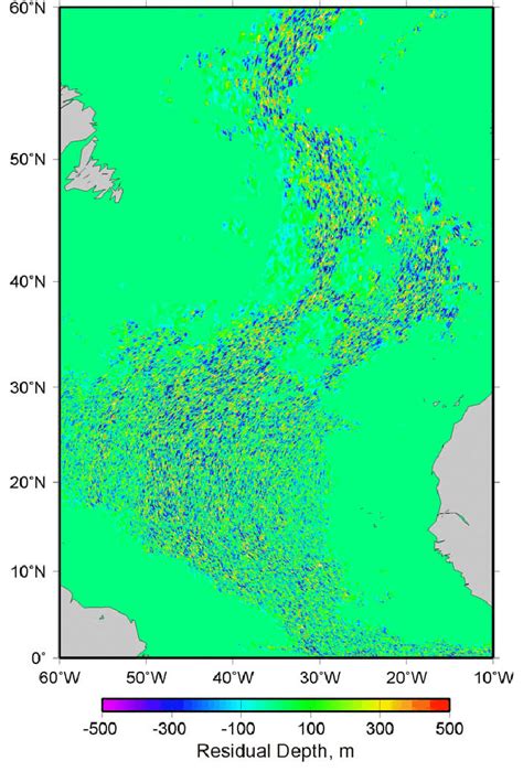 Synthetic realization of abyssal hill topography in the North Atlantic ...