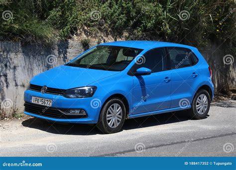 Volkswagen Polo hatchback editorial photography. Image of vehicle ...