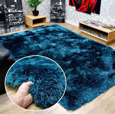 New Super Very Thick Shaggy Shag Pile Soft Touch Designer Rugs Luxury ...