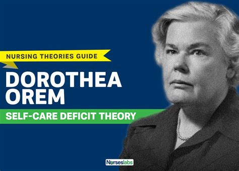 Dorothea Orem: Self Care Deficit Theory Study Guide | Nursing theory ...