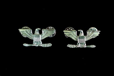 Vintage US Army Military Full Bird Colonel Rank Insignia Pin | Etsy