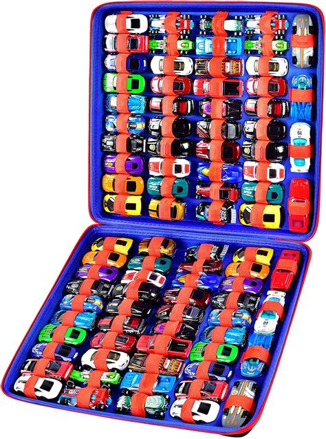 COMECASE 88 Toy Cars Storage Organizer Case for Matchbox Car (Black Box ...