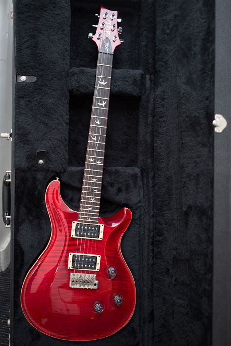 PRS Custom 24 - Fire Red Burst image (#591792) - Audiofanzine