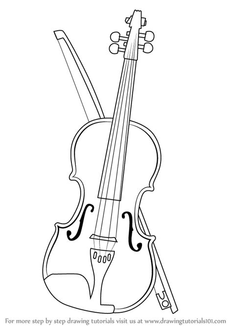 Violin Drawing