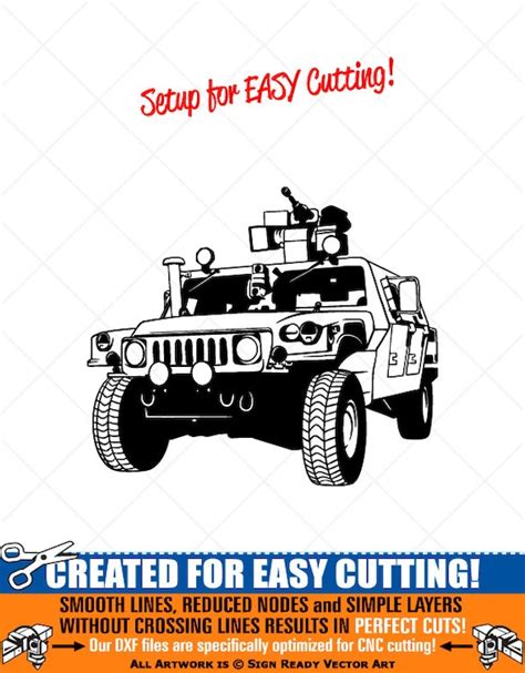 Humvee SVG Clipart vector Clip Art Graphics Image | Etsy