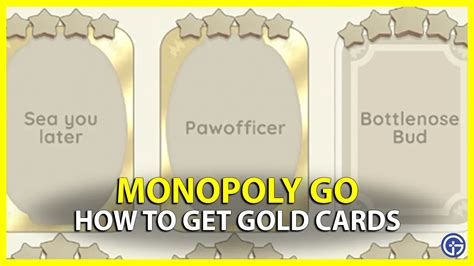 How To Get Gold Cards In Monopoly Go (Collect Golden Stickers)