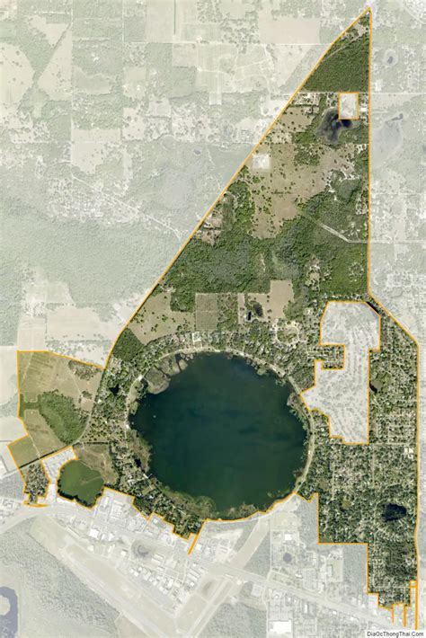 Map of Silver Lake CDP, Florida