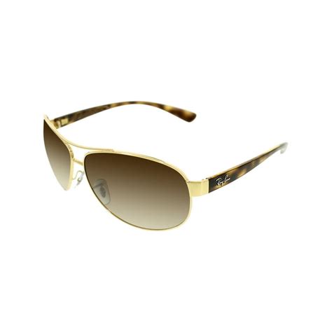 Ray-Ban - Ray-Ban Men's RB3386 RB3386-001/13-67 Gold Aviator Sunglasses - Walmart.com - Walmart.com