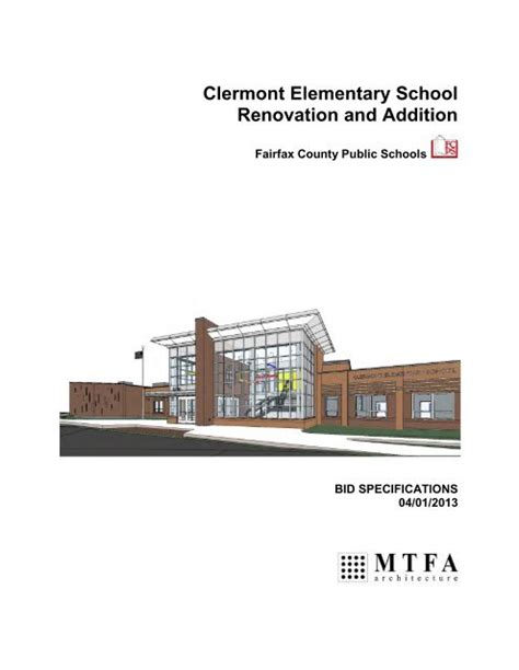 Clermont Elementary School Renovation and Addition - William F ...