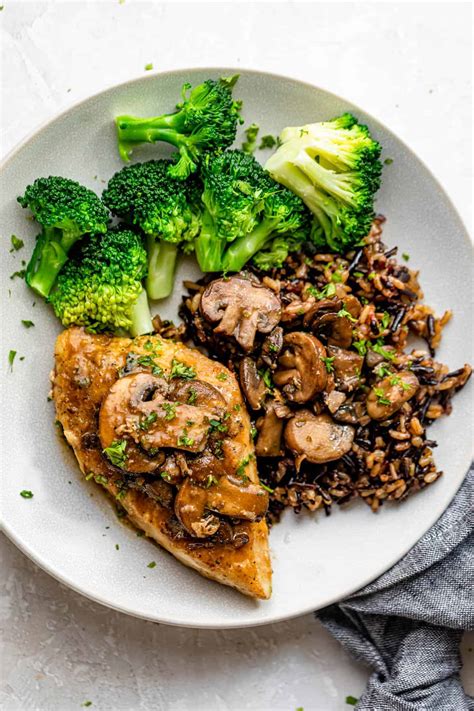 Chicken and Mushroom {One Pan Skillet Dinner} | FeelGoodFoodie