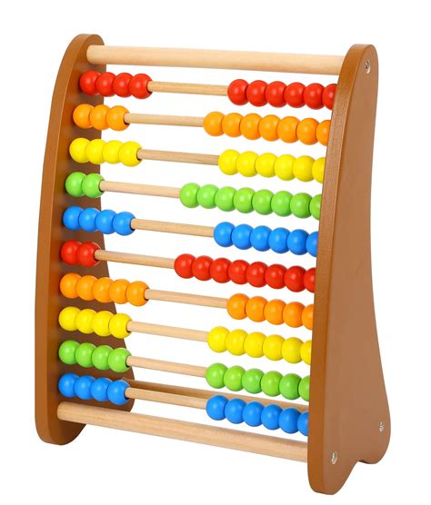 Wooden Abacus Classic Counting Tool, Early Learning Develpmental Toy ...