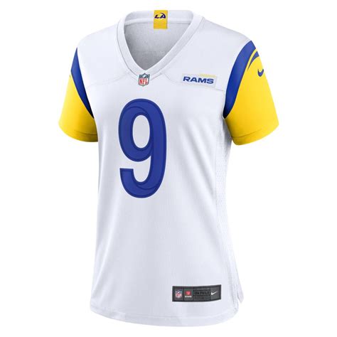 Women's Los Angeles Rams Matthew Stafford Nike White Alternate Game Jersey